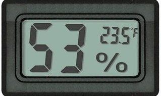 Digital Mini Instant-Read Temperature (Fahrenheit) &amp; Humidity Gauge Thermometer (Hygrometer) &ndash; Most popular applications...