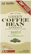 RightWay Nutrition Green Coffee Bean Extract Capsules, 90 Count N4