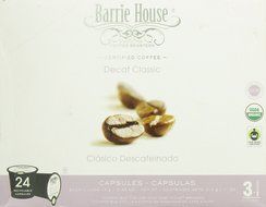 Barrie House Organic &amp; Fair Trade Certified Decaf Classic Single Cup Capsules, 24 Count N2