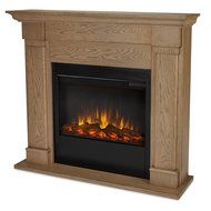 Real Flame Lowry 7900-X-VBM SLIM LINE Electric Firpelace in Blonde Oak - Mantel Only
