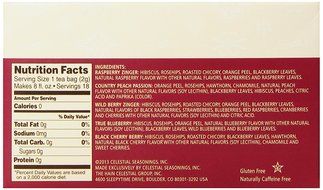Celestial Seasonings Fruit Tea Sampler Tea Bags - 18 ct N7