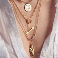 Women New Fantastic Multirow Angel Wings Arrows Collares Pendant Collar Necklace
