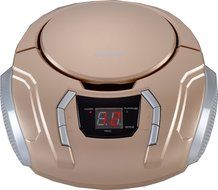Sylvania Portable CD Boombox with AM/FM Radio (Black)