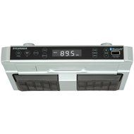 Sylvania SKCR2810BT Under Cabinet Clock Radio, Music System with Bluetooth Streaming and FM Radio