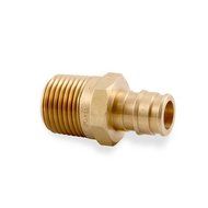 Uponor Wirsbo LF4525050 ProPEX LF Brass Male Threaded Adapter, 1/2" PEX x 1/2" NPT