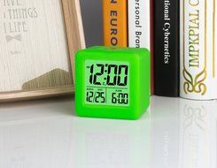 Plumeet Easy Setting Digital Travel Alarm Clock with Snooze,Soft Nightlight,Large Display Time &amp; Month &amp; Date...