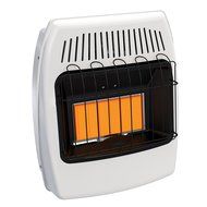 Dyna Glo IR18PTFA 18,000 BTU Liquid Propane Infrared Vent Free Thermostatic Wall Heater with blower and legs N3