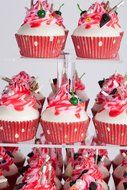 YestBuy&reg; 4 Tier Maypole Square Wedding Party Tree Tower Acrylic Cupcake Display Stand (15.1 Inches)&shy; N14