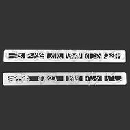 2Pcs Silicone Batten Skirt Lace Cake Mold N2