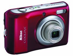 Nikon Coolpix L20 10MP Digital Camera with 3.6 Optical Zoom and 3 inch LCD, (Deep Red) N2