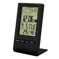 Indoor Temperature and Humidity Monitor, FeBite Thermometer and Hygrometer Gauge with LCD Display Weather Forecast...