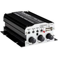 Kinter MA-700 2-Channel Mini Amplifier with Remote USB MP3 FM 2x18W