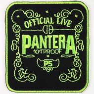Pantera Green on Black Hardcore Heavy Metal Punk Rock Band Iron on Patch. For Collection with Free Shipping By...