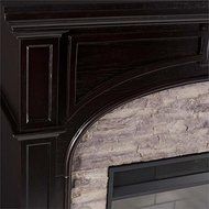 Southern Enterprises Tanaya Infrared Electric Fireplace in Ebony N2