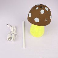 candybox 200ml Mushroom Mini USB Cool Mist Humidifier Purifier with LED Light ,Mist Mode, Auto Shut-off for Office... N5