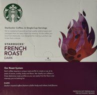Starbucks French Roast Dark, K-Cup for Keurig Brewers, Dark Roast Coffee, 54 Count N6