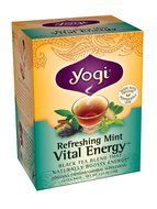 Yogi Refreshing Mint Vital Energy Tea, 16 Tea Bags (Pack of 6) N4