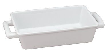 HIC Oblong Rectangular Baking Dish Roasting Lasagna Pan, Fine White Porcelain, 13-Inches x 9-Inches x 2.5-Inches N5