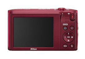 Nikon COOLPIX S3600 20.1 MP Digital Camera with 8x Zoom NIKKOR Lens and 720p HD Video (Red) (Discontinued by Manufacturer)