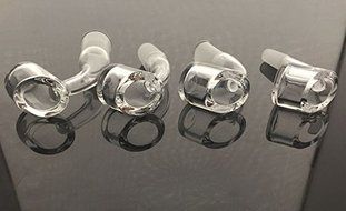 4mm Thickness Quartz fittings 22mm Cup Male And Female (14mm female/90degree)