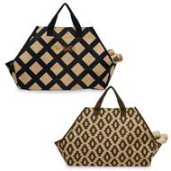 Jute Log Carrier - Black N4