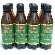 Latta Kombucha Green Tea Lemon Balm, Raw and Organic, only 2 gm of sugar, Promotes Healthy Weight Loss, Packed... N6