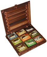 Numi Organic Tea, Organic Tea Flight Variety Gift Set in a Bamboo Tea Chest, 45 Count