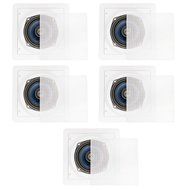 Blue Octave LS52 In Wall In Ceiling Speakers Home 1200 Watts New 5 Speaker Set LS52-5S
