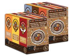 Crazy Cups Flavored Coffee and Chocolate Flavored Coffee, Single Serve Cups Variety Pack Sampler for the Keurig... N3