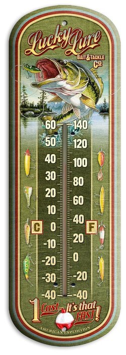 American Expedition Tin Thermometer - Bear's Den Cabin Rentals N5