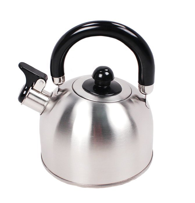 Copco Halo 1.2-Quart Brushed Stainless Steel Teakettle N8
