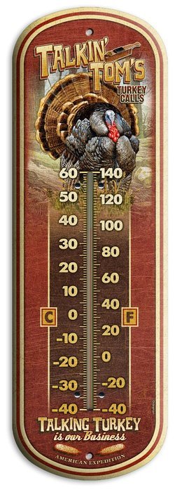 American Expedition Tin Thermometer - Bear's Den Cabin Rentals N9