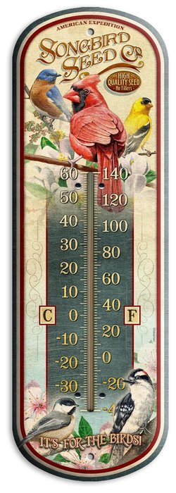 American Expedition Tin Thermometer - Bear's Den Cabin Rentals N10