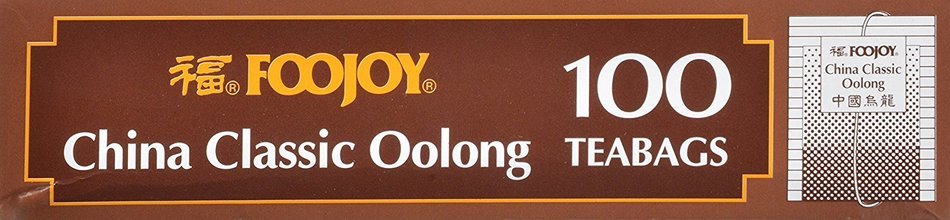 Foojoy China Classic Min-nan Oolong (Wulong) Tea, 2g X 100 Teabags, N4