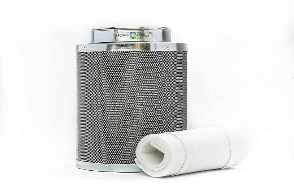 Hydroplanet&trade; 8 Inch Air Carbon Filter Charcoal for Inline Fan, 4inch 6inch 8inch (8 Inch) N2