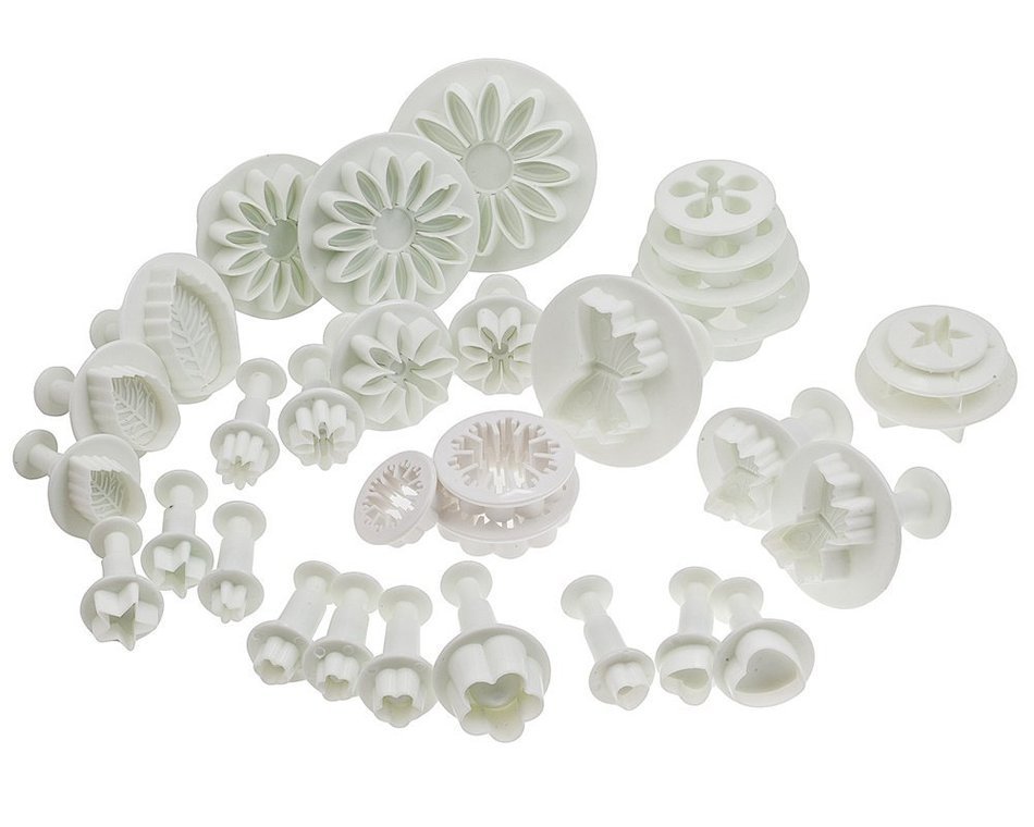 Set of 113pcs Tools For Cakes Modelling / Decorating With Stainless Steel Nozzles, Adapter, Flower Nails, Sugar... N4