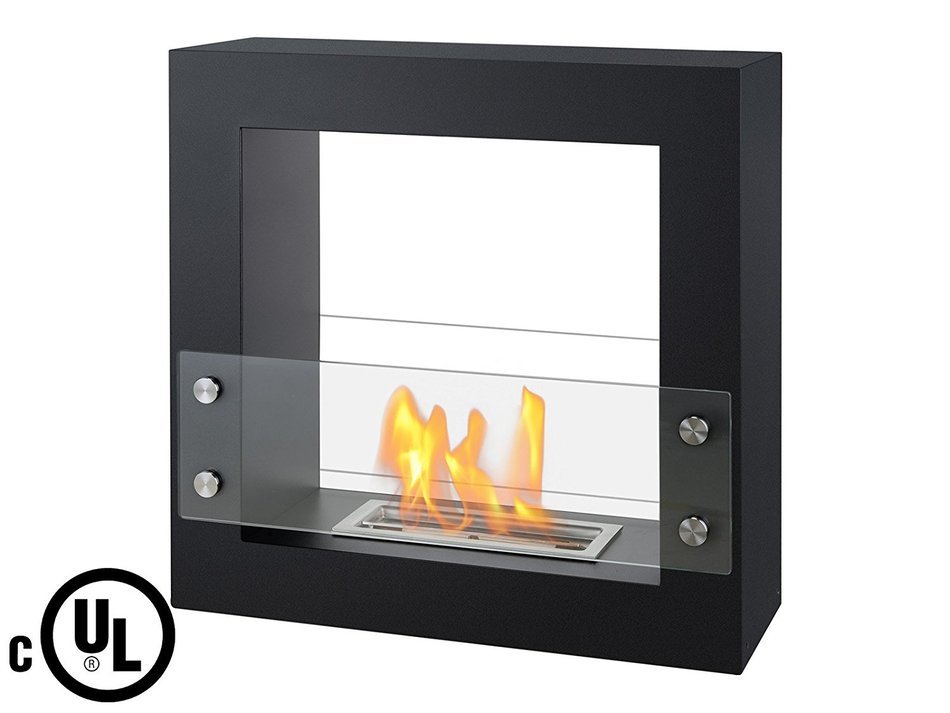 Ignis Lisbon Freestanding Ventless Ethanol Fireplace UL Listed / UL Approved Fireplace N3