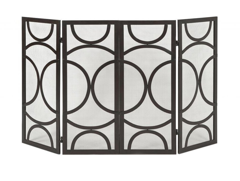 Decoratively Graceful Winnoa Fireplace Screen Home Fireplace D&eacute;cor