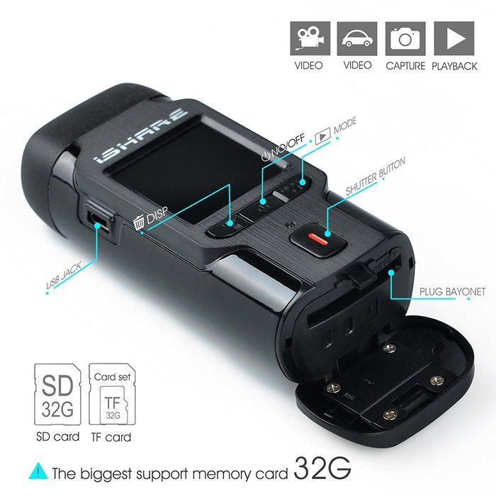 Sumsonic S200 2.0" Touch Screen Sports Action Video Camera Full HD 1080P 140 Wide Angle Diving Camcorder With... N2