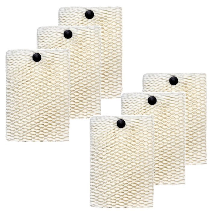 HQRP Filter 6-pack for Bionaire BCM7904 BCM7910 BCM7911-UM BCM7912 BCM7913-UM BCM7914-UM Humidifier + HQRP Coaster