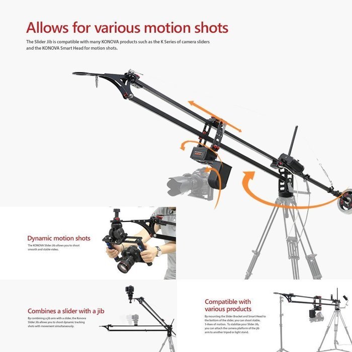 Konova Slider Jib full set with K5 100cm slider