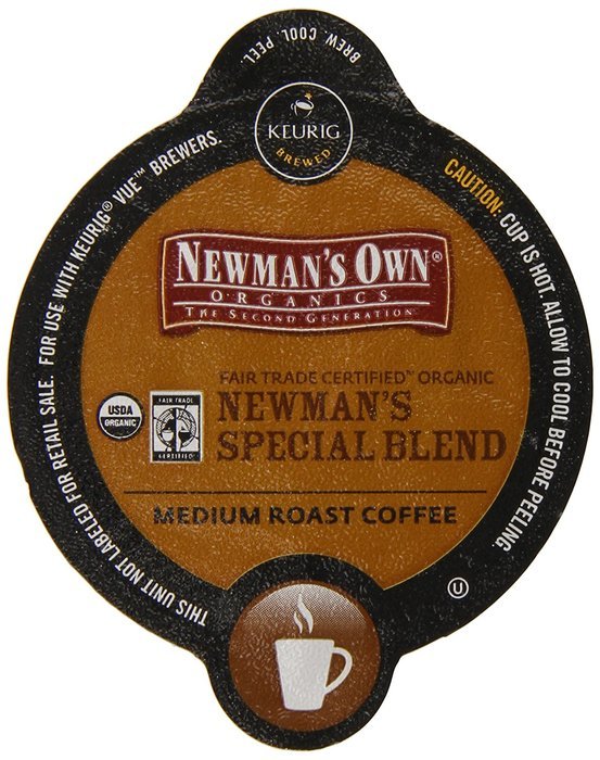 Newman's Own Organics Special Blend, Vue Cups for Keurig Vue Brewers, (16 Count) N2