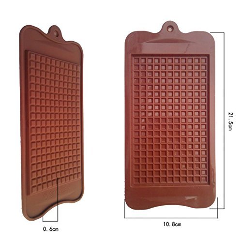 New Silicone Large Square Chocolate Molds Jelly Ice Molds Cake Mould Bakeware