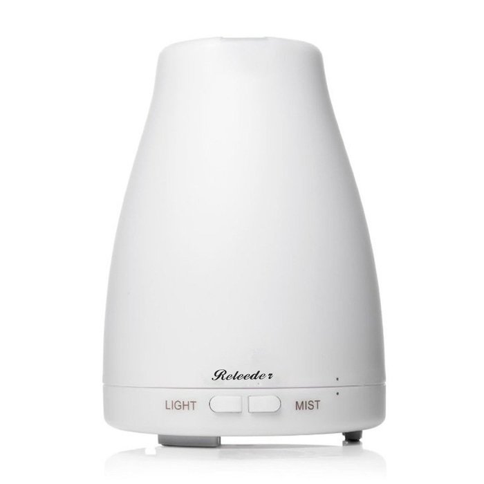 RELEEDER Aromatherapy Essential Oil Diffuser 7 colors,120ml Ultrasonic Cool Mist Aroma Humidifier, Waterless Auto... N6