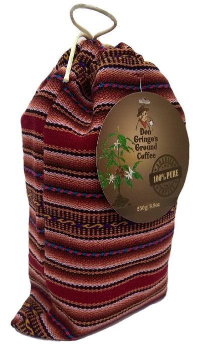 Don Gringo&acute;s Ground French Dark Roast Coffee Peruvian Andes&acute; Gourmet Arabica Selection. Single Origin Blend, Organically... N17