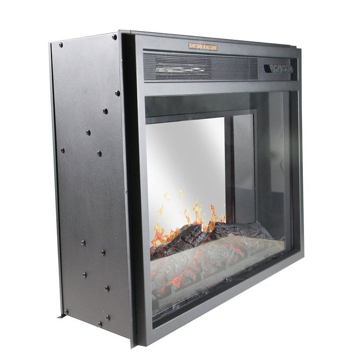 Clevr 26" 1400W Adjustable Electric Wall Insert Fireplace Heater W/Remote N4