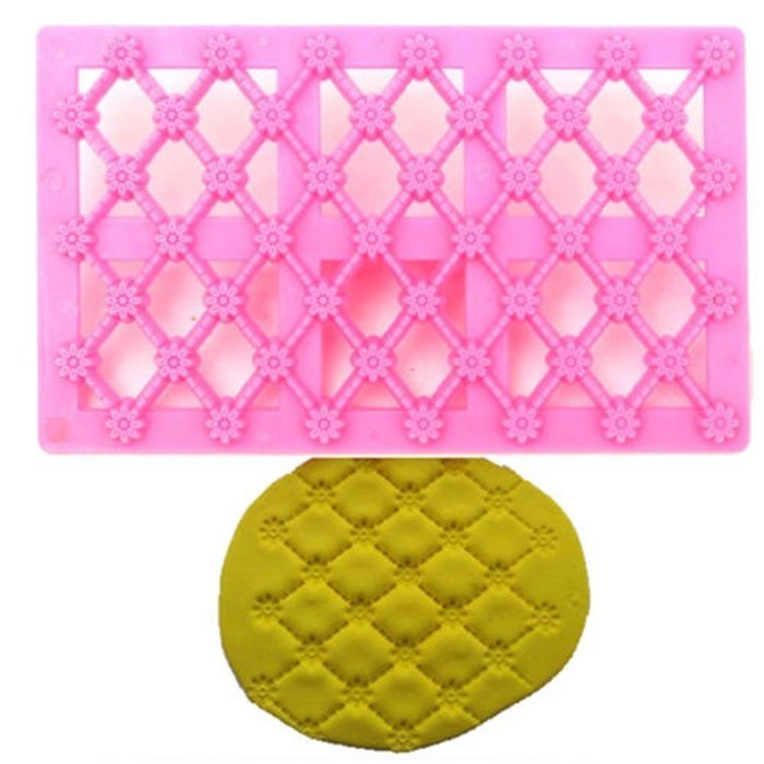 Cake & Cookie Cutters Decorating Flower Fondant Craft Cake Embosser Cutter Icing Mould Embossing Tool N6