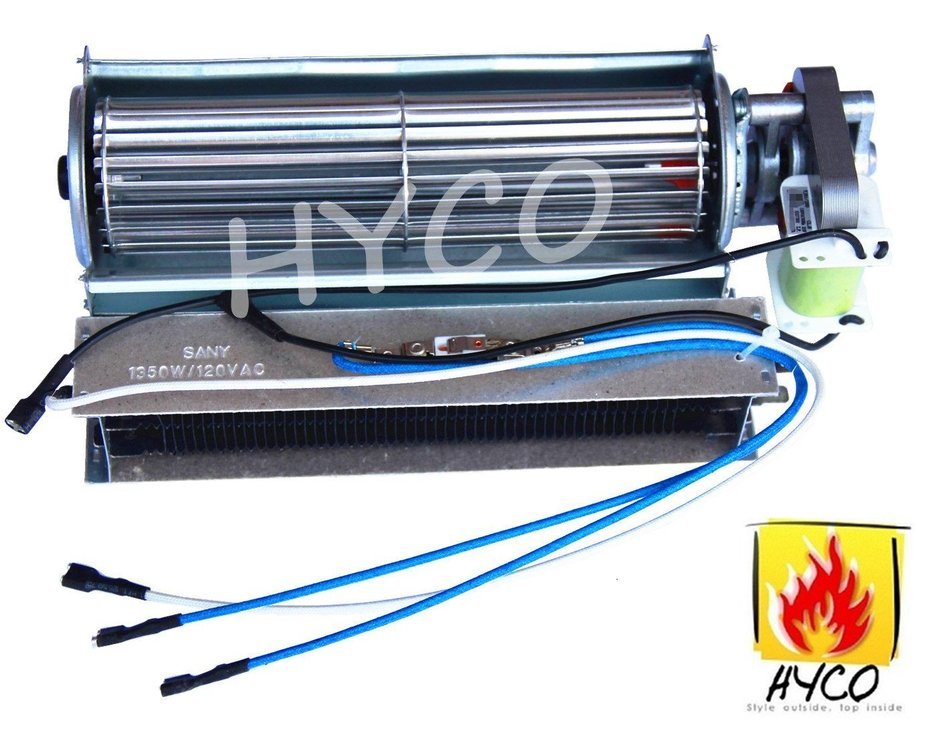 Hyco Replacement Fireplace Fan Blower and Heating Element for Heat Surge Electric Fireplace N3