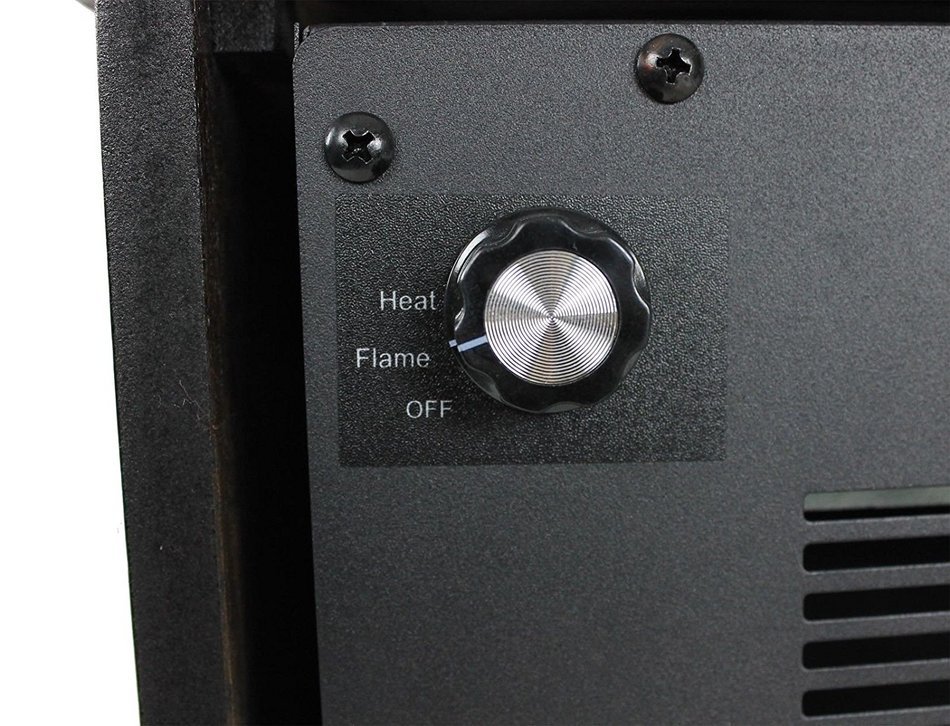 Youzee 750W Infrared Quartz Mini Wood Fireplace Space Heater | LS-PCFP1056 N7