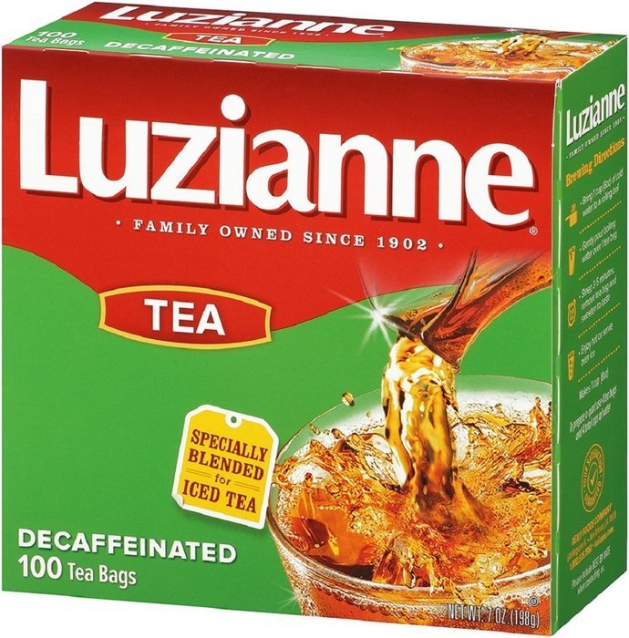 Luzianne Decaffeinated Tea Bags, 100 Count N3
